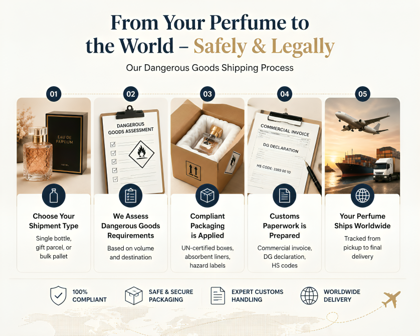 perfume shipping